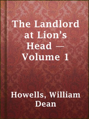 cover image of The Landlord at Lion's Head — Volume 1